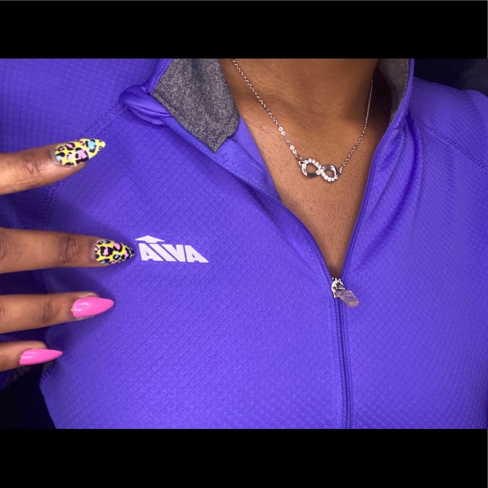 Purple Aiva sweater
